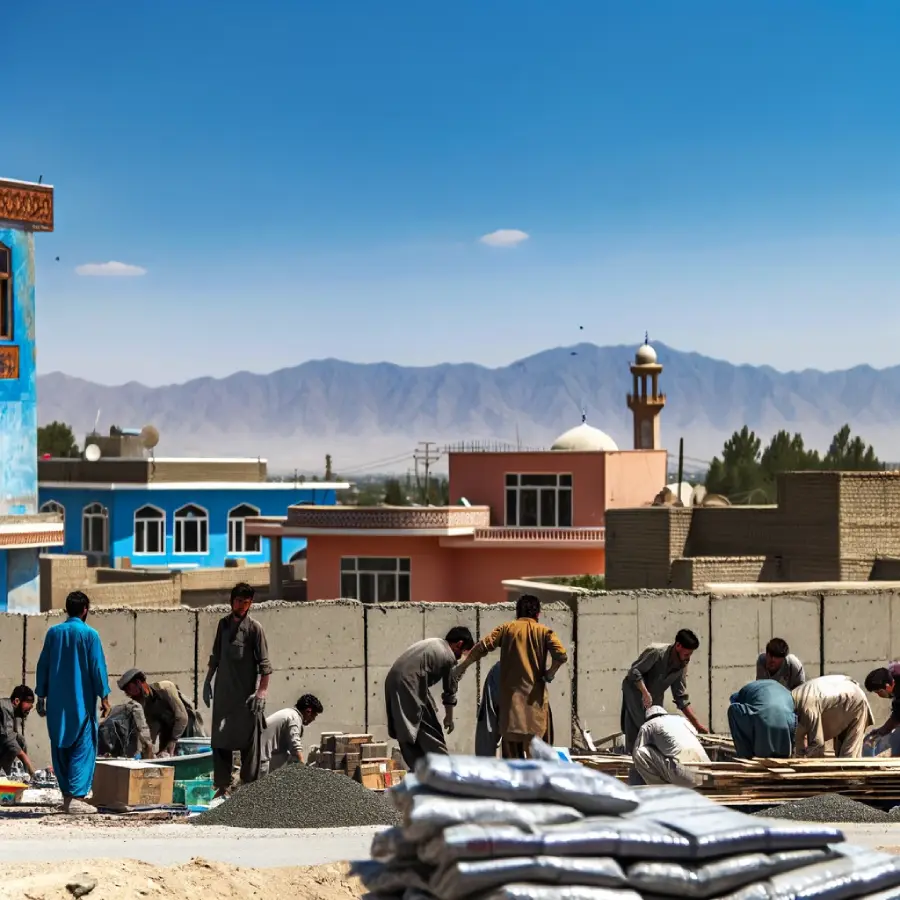 تصویر حقوق کارگر در افغانستان و چند کارگر