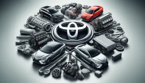 تصویر لوگوی تویوتا و خودروهای تویوتا برای مقاله تویوتا ساخت کدام کشور است؟