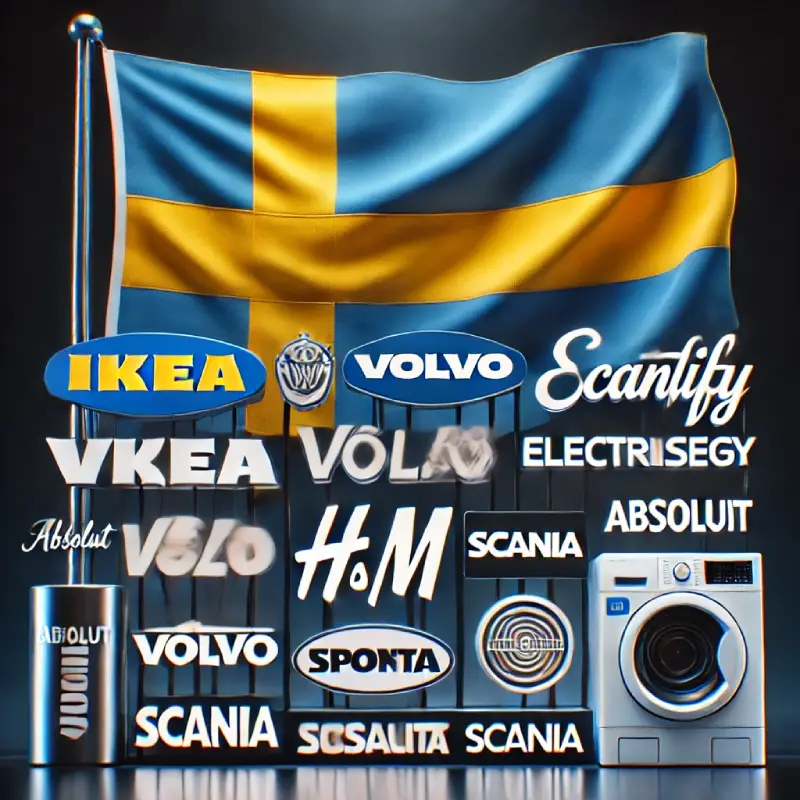 تصویر لوگوی شرکتهای معروف سوئد