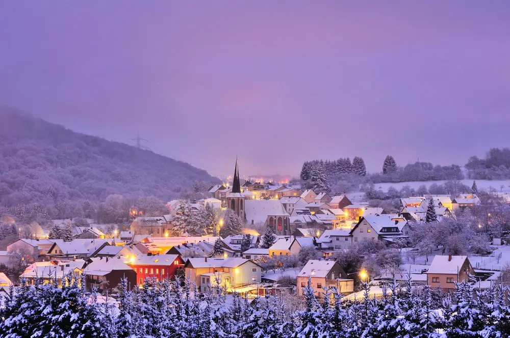 فصل زمستان روستاهای آلمان