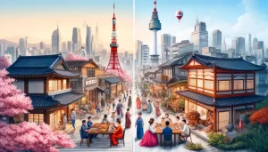 تصویر زندگی در ژاپن بهتر است یا کره جنوبی