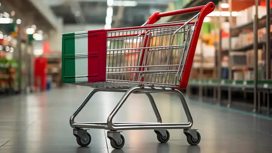 سبد خرید فروشگاه و قدرت خرید مردم در ایتالیا
