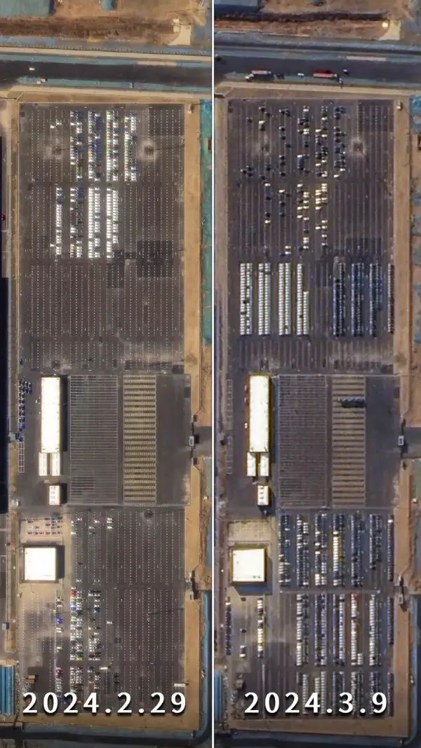 تصویر ماهواره ای کارخانه شیائومی چین