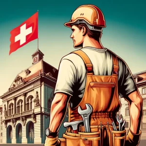 تصویر یک کارگر در سوئیس برای مقاله حقوق کارگر در سوئیس