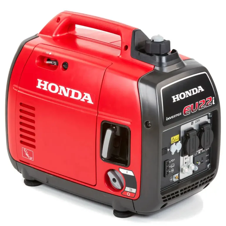 تصویر موتور برق بنزینی هوندا مدل EU22i به رنگ قرمز