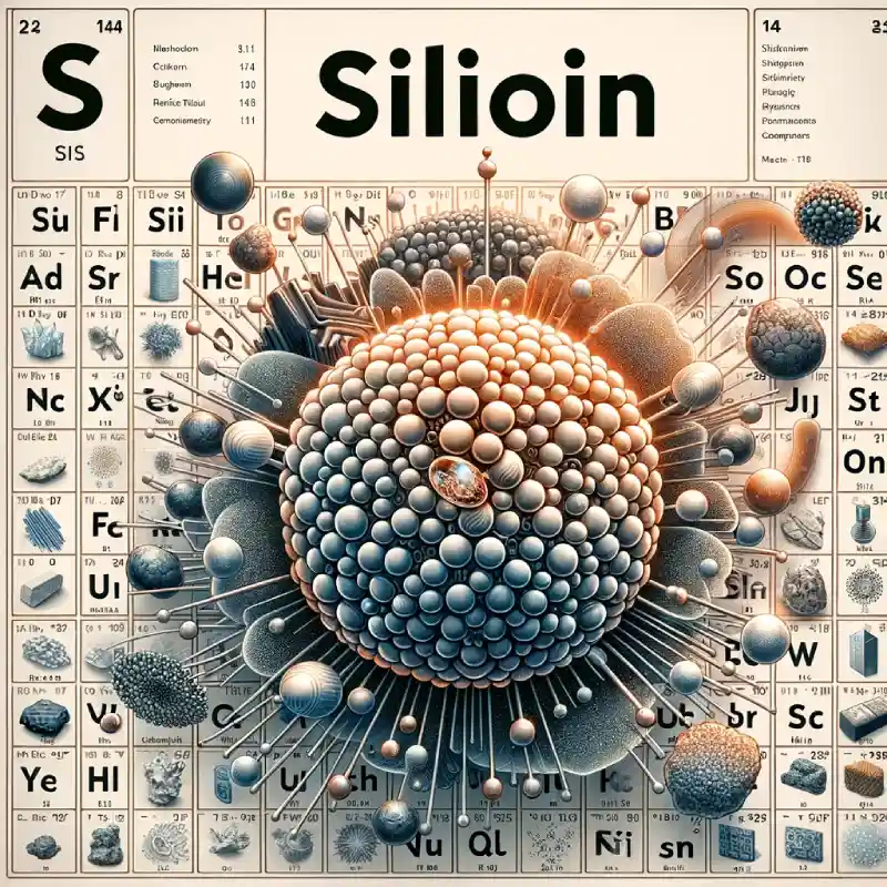 تصویر سیلیسیوم در جدول تناوبی