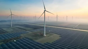 تصویر توربین بادی و انرژی های تجدیدپذیر