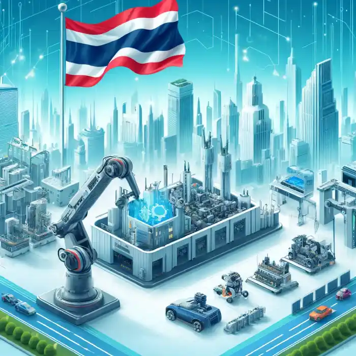 تصویر نمایی از صنعت تایلند و تکنولوژی و ربوتیک