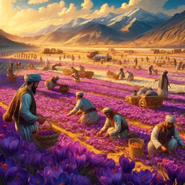 تصویر صنعت زعفران افغانستان