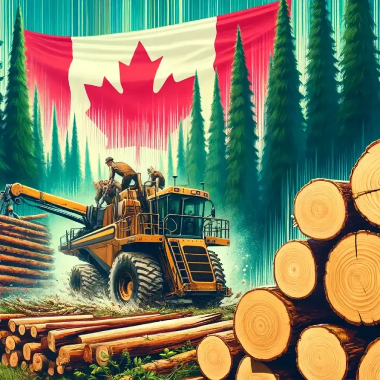 بررسی صنعت چوب در کانادا