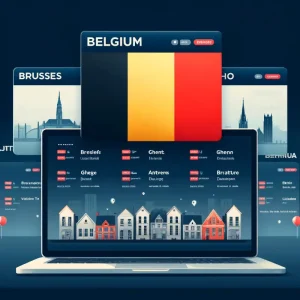 تصویر وب سایت اجاره خانه در بلژیک