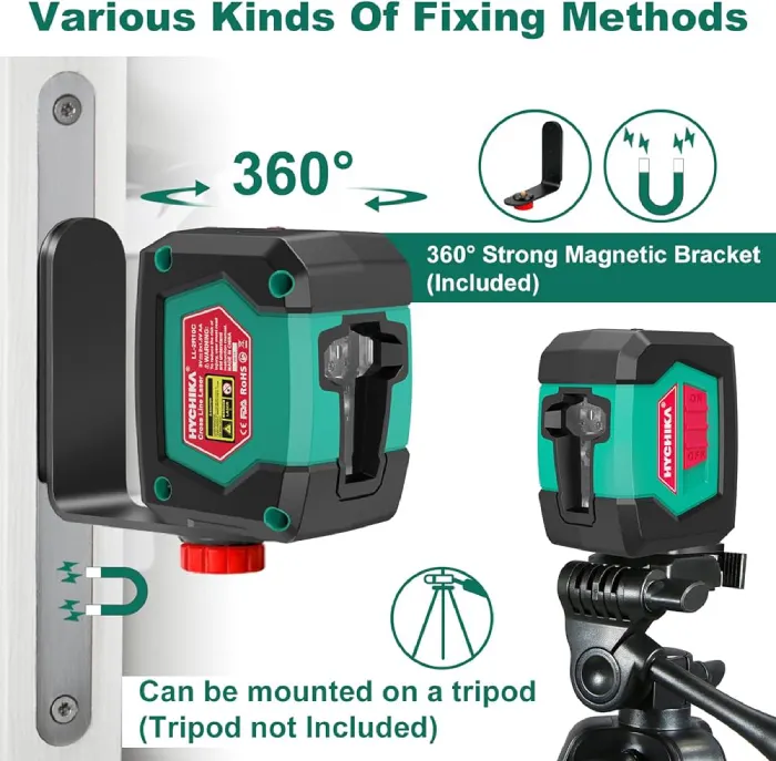 تصویر تراز لیزری HYCHIKA 50-Foot Laser Level