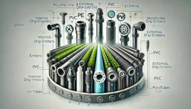 تصویر انواع لوله آبیاری قطره‌ای