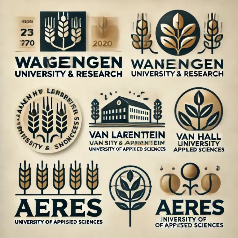 تصویر لوگوی دانشگاه های کشاورزی هلند