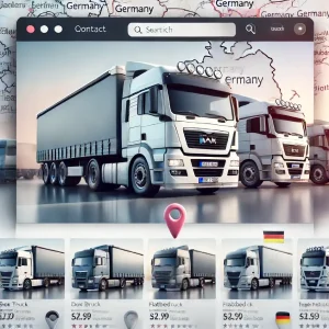 تصویر سایت خرید و فروش کامیون در آلمان