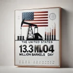 تصویر تولید نفت آمریکا