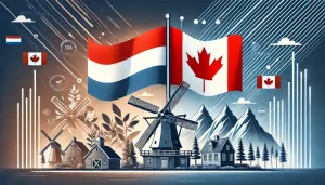 تصویر مقایسه زندگی در هلند و کانادا